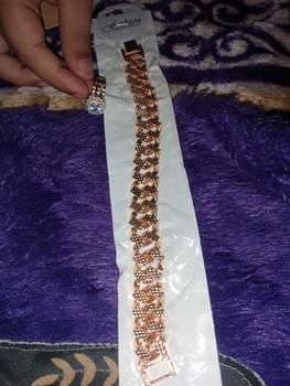 Product Review of Gelang tangan sisik naga free cincin full mata Perempuan Bracelets from T**n Y**p 0