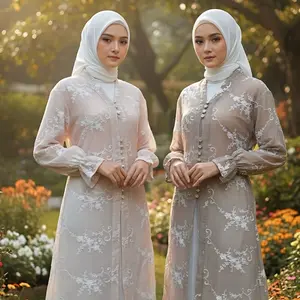 Youbi tunik /Tunik Lebaran /Long tunik kondangan /Tunik wisuda /Tunik bordir tensel