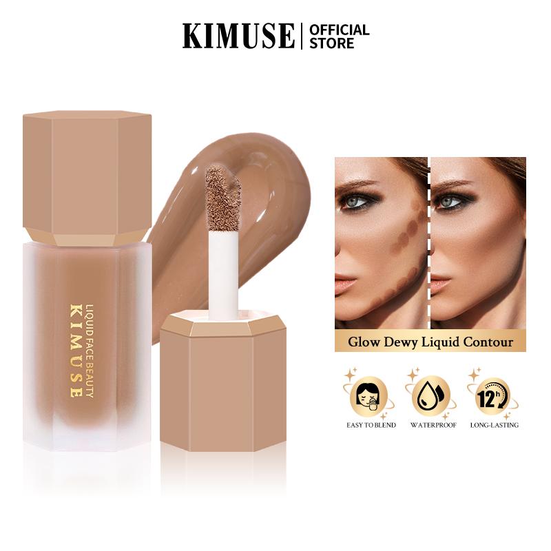 KIMUSE-Đường Viền Lỏng Phát Sáng Sương Mù, Không Trọng Lượng, Lâu Trôi, Chống Nhòe, Hoàn Thiện Tự Nhiên, Kem Lỏng, Mỹ Phẩm Mặt Bằng Đồng, Trang Điểm