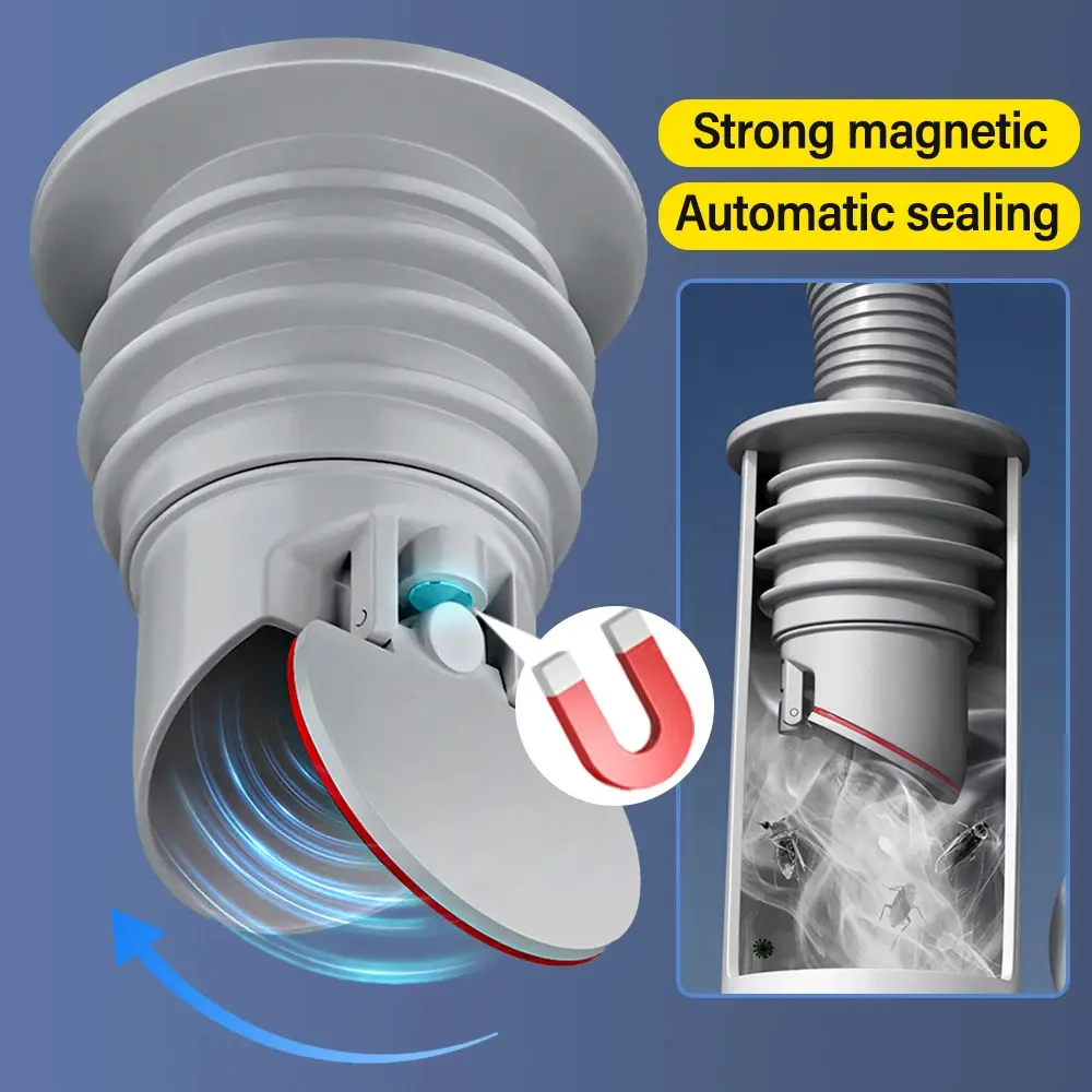 Washing Machine Floor Drain Anti-Odor One Way Valve Stopper Seal Bathroom Accessories