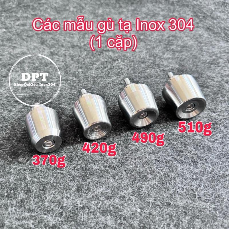 Gù tạ chống rung Inox 304-Gù tạ tay lái kèm phụ kiện gắn cho các dòng xe Không gắn đc tay ga đời mới