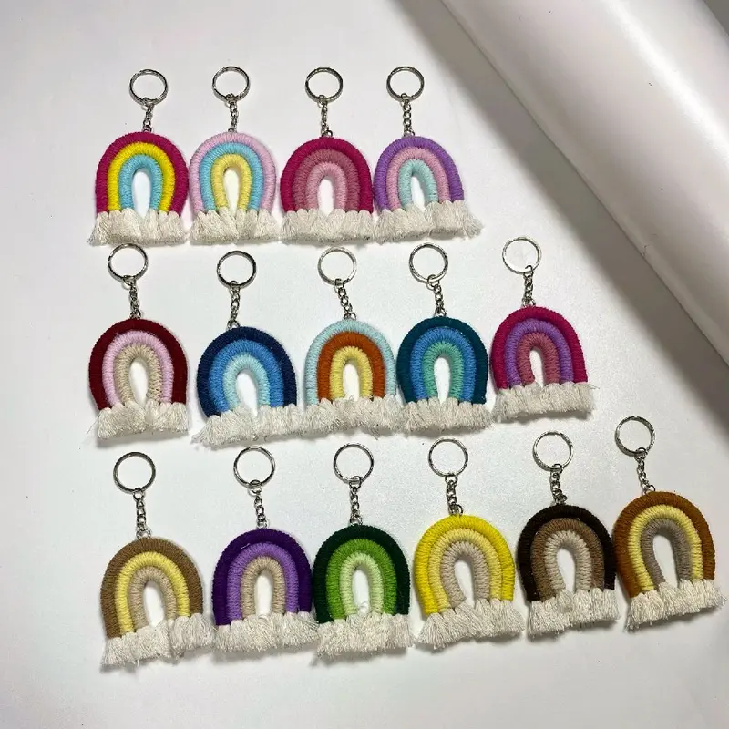 GANTUNGAN PELANGI RAINBOW/ GANTUNGAN UNICORN/ GANTUNGAN TAS CHARM BAG GANTUNGAN KUNCI LUCU 0