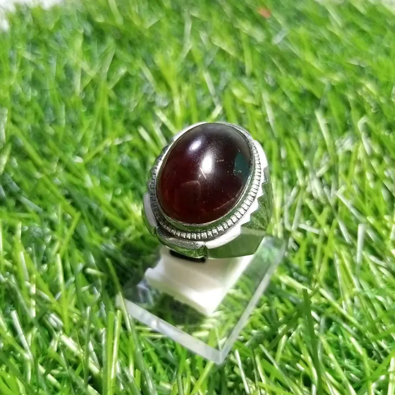 cincin Blue Kiyanit Ruby blue sapphire red Garnet &memo (200k) (khusus live) 5
