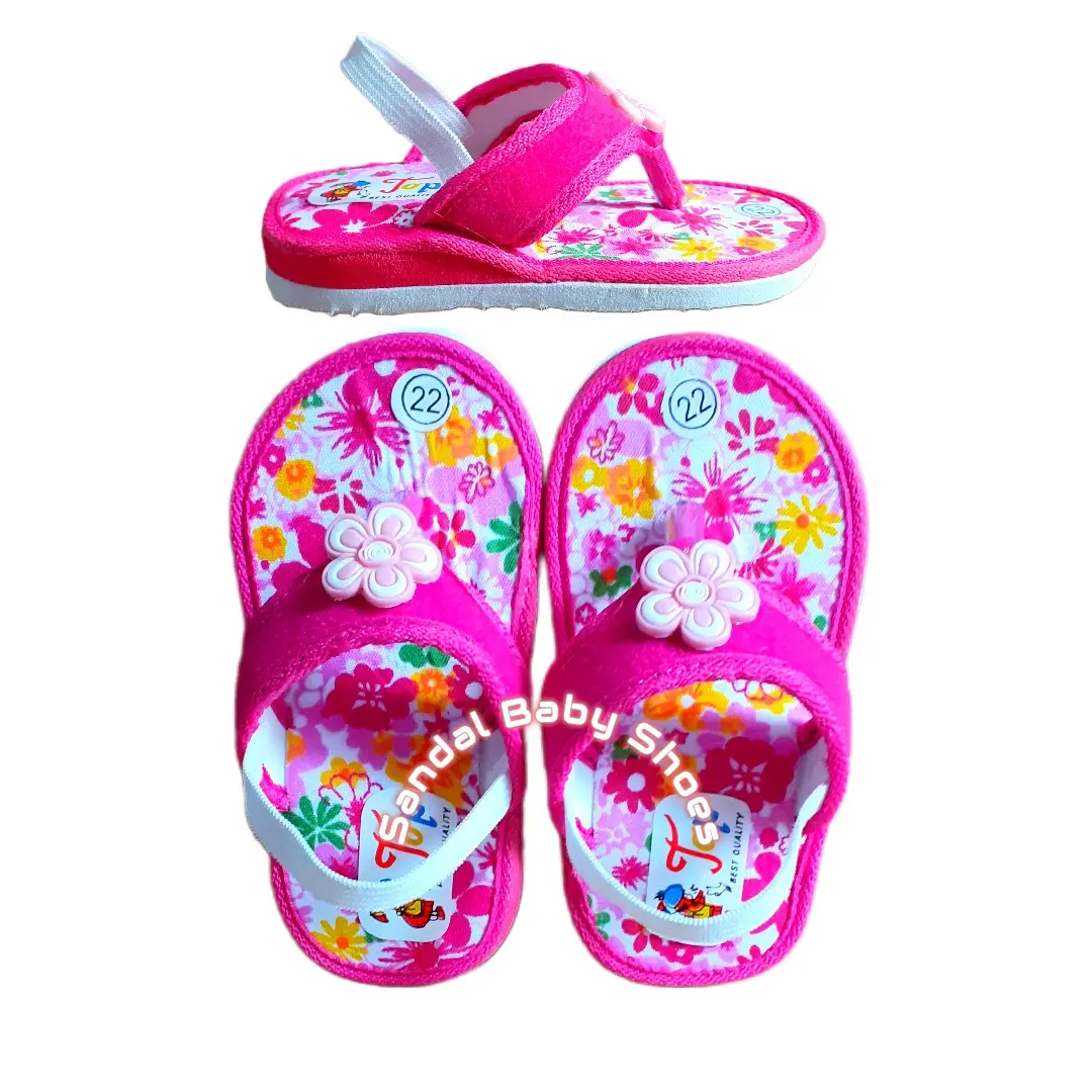 Sandal Jepit Anak Motif Bunga Bunyi Cit Cit Fashion - Model Terbaru Cantik Kaki