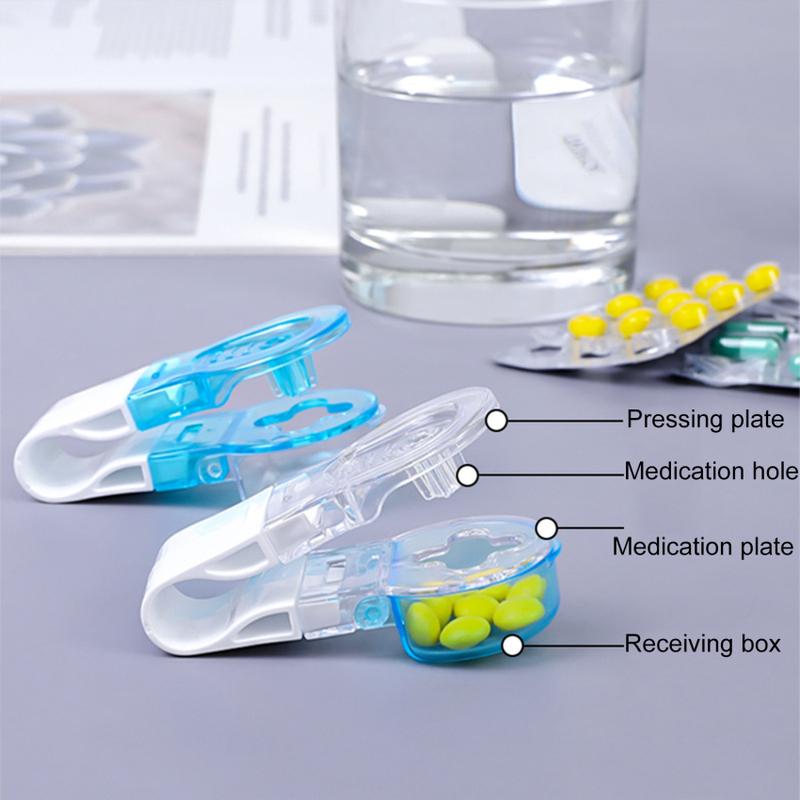 Product Introduction of Portable Pill Taker Anti Pollution Artifact Medication Dispenser Pill Taker Cup Organizer for Vitamins Fish Oil Pill Popper 18