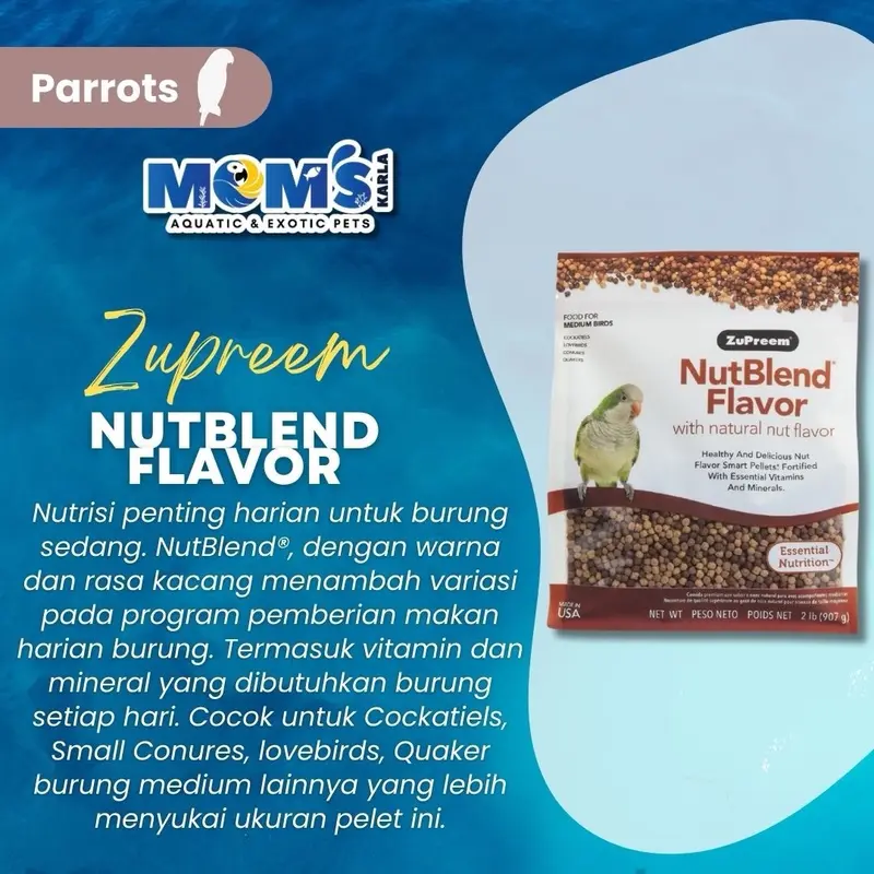 Zupreem Nut Blend M 900gr 0