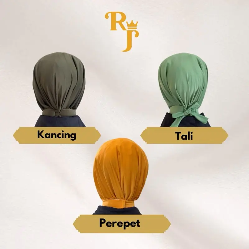 Jilbab Dinas Ungu Muda/Ungu Tua Premium Anti Tembem 2
