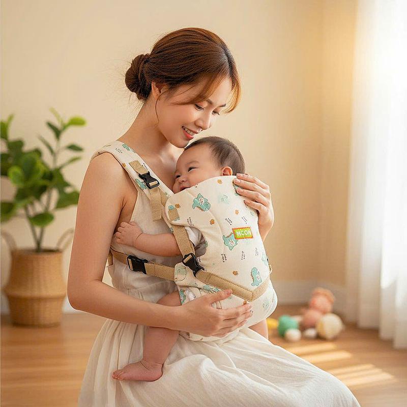  Địu Em Bé 4 Tư Thế Mcon Đai Địu Bé Đi Xe Máy An Toàn Sử Dụng Từ 2 Tháng Đến 4 Tháng Chịu Lực Tối Đa 15kg Thoáng Khí Trợ Lực Hai Vai 