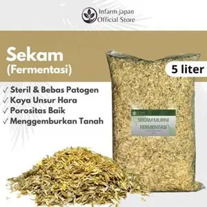 Sekam Fermentasi Media Tanam Siap Pakai untuk Tanaman Hias Sekam Murni Fermentasi 5 liter
