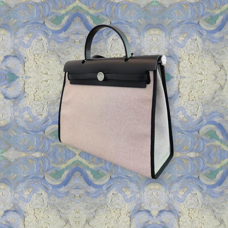 Product Introduction of 30cm Canvas with Calf Leather Sling Bag [Another Bag] 3