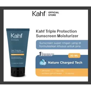 [SIAP KIRIM] Kahf Triple + Protection Sunscreen Moustrizer Spf 30 PA+++ 30 ml