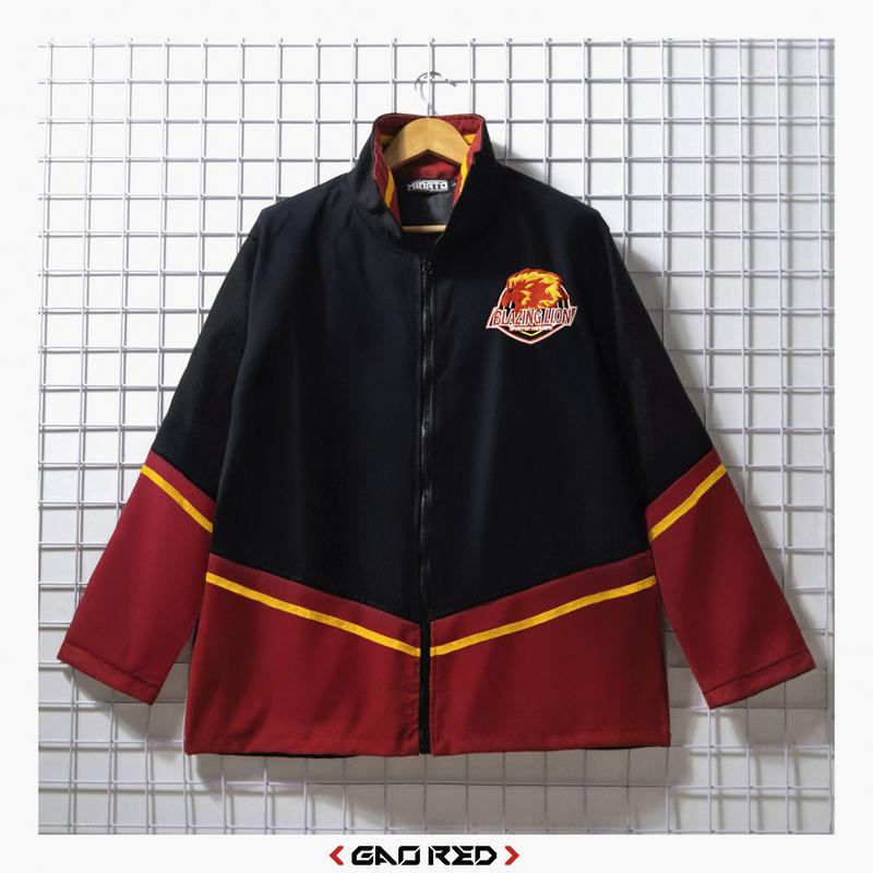Áo Khoác Gaoranger Kaki Lót Dù Hình Thêu Menswear Nam
