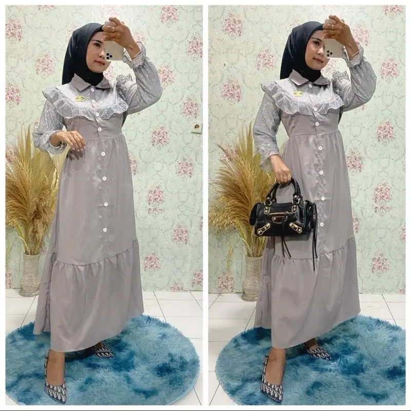 Dress wanita kekinian viral 2025 hijab non hijab