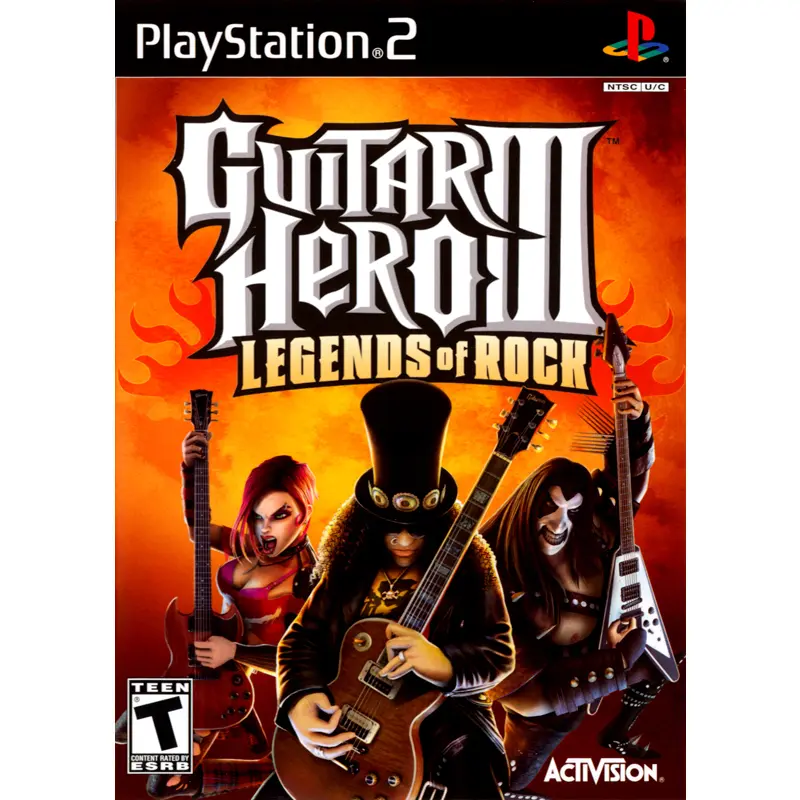 Kaset Game PS2 Guitar Hero III - Legends of Rock CD/DVD