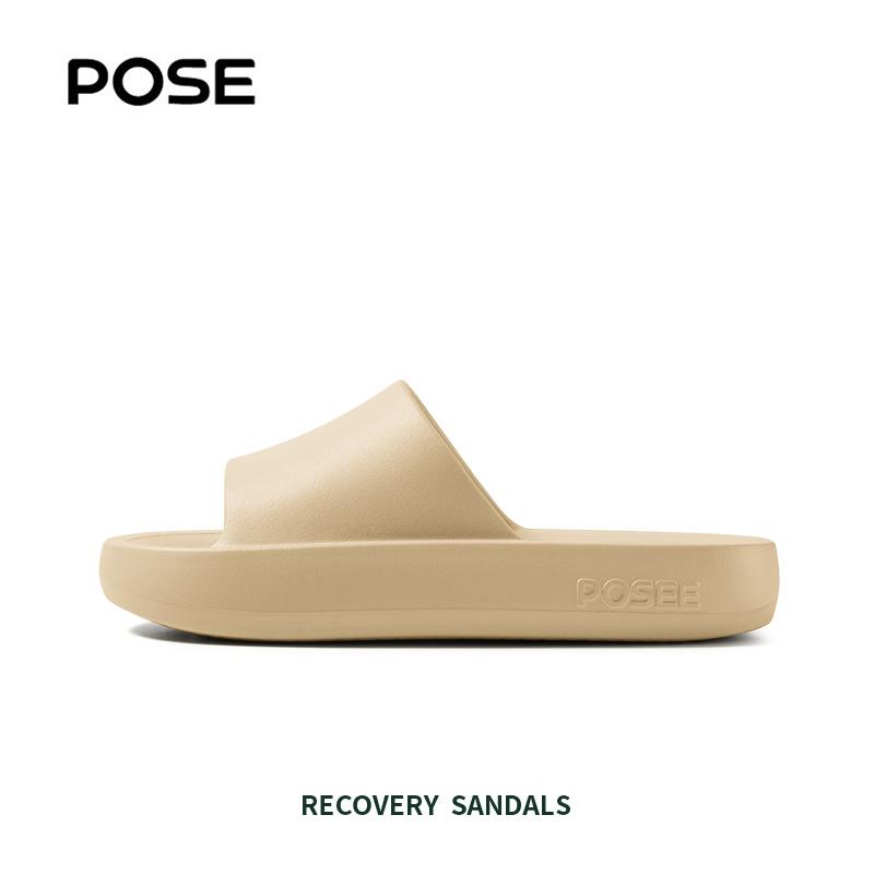 【Live Streaming】【Ramadan Sale】POSE Little Soft Cake sandal lembut Nyaman Bagian bawah lembut dalam di luar ruangan kamar tidur pria dan wanita Rumah Serbaguna cantik kualitas 2024 musim panas Produk baru Shoes PS4621 6