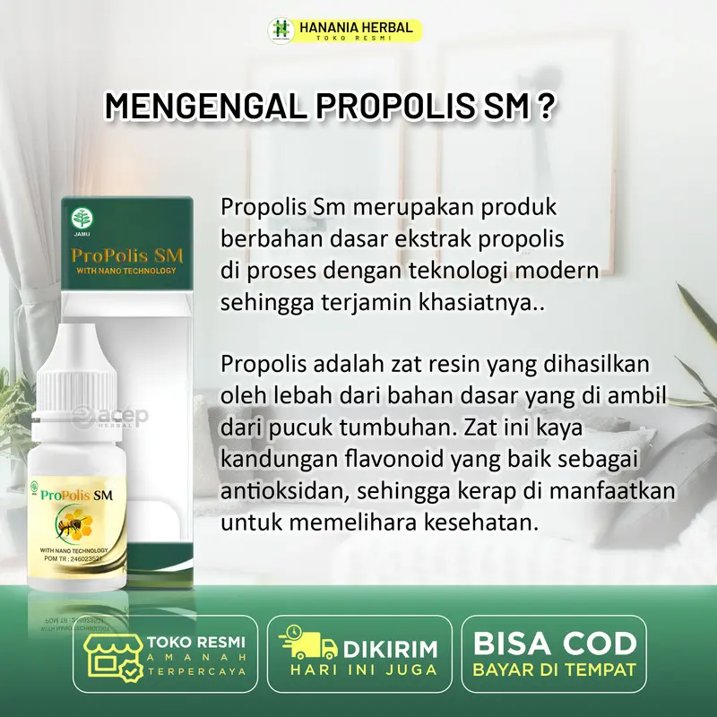 Propolis SM Gonore Sifilis Raja Singa Pria Wanita Remaja dan Dewasa - HananiaHerbal 2