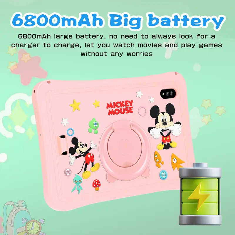 【Hancdon】Tablet Edukasi Anak Dengan Kemasan Tas/Tablet Android Untuk Belajar Anak/Tablet Aipet Anak Murah Layar Sentuh 7/10 inch Wifi/Bluetooth ipad  anak Toy komputer  anak/tab untuk anak/tablet android murah/tablet android anak Game Hadiah Permainan 6