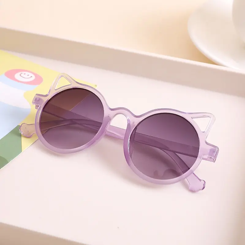 GGS Kacamata Anak Kucing Kacamata Hitam Fashion Telinga Kucing Kaca Mata Hitam High Quality Kids Sunglasses Kaca Mata Murah Y3402 6