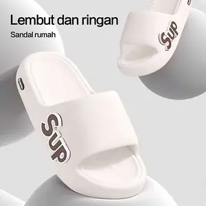 Sandal Selop Pria Wanita Bahan Karet Eva Premium Lembut Ringan Nyaman Untuk Aktivitas Santai Dan Outdoor Ringan Sol Anti Slip Desain Kekinian Stylish