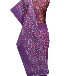 Maulana Toba Tanpa Sambung Songket Kain Sarung Selendang Pasangan Kebaya - Motif Mewah