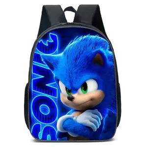Sale, New Cartoon Animation Sonic SONIC Primary and Secondary School Bags Children's Backpacks Anime