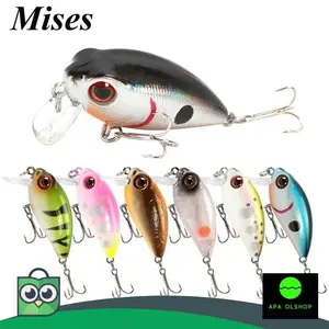 Mises 3.8cm 3.4g Ten Colors Mini Floating Bionic Crank