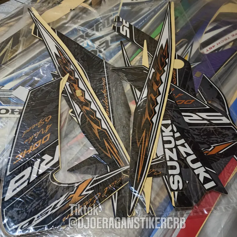Striping Satria Fu 2012 SE Special Edition Stiker Motor Suzuki Satria Fu F150 2012 Fu Barong Motorcycle 4