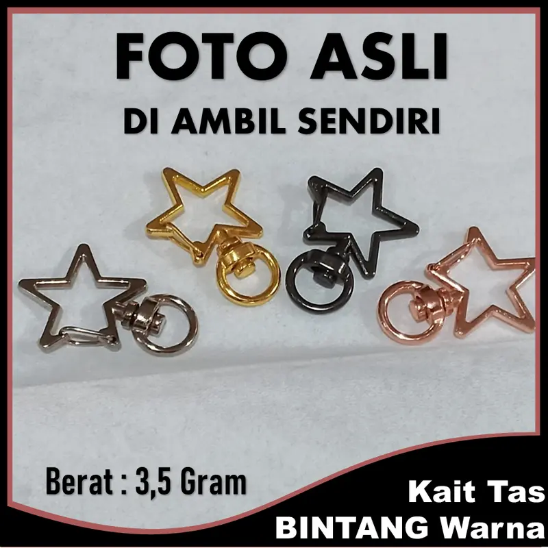 Kait Tas 1pcs Model Bintang ( HighQuality & Premium ) 0