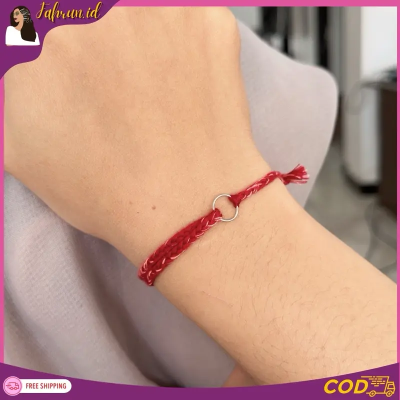 Gelang tali benang simple gelang handmade couple motif abstrak bahan benang premium langsung kirim Bracelets 6