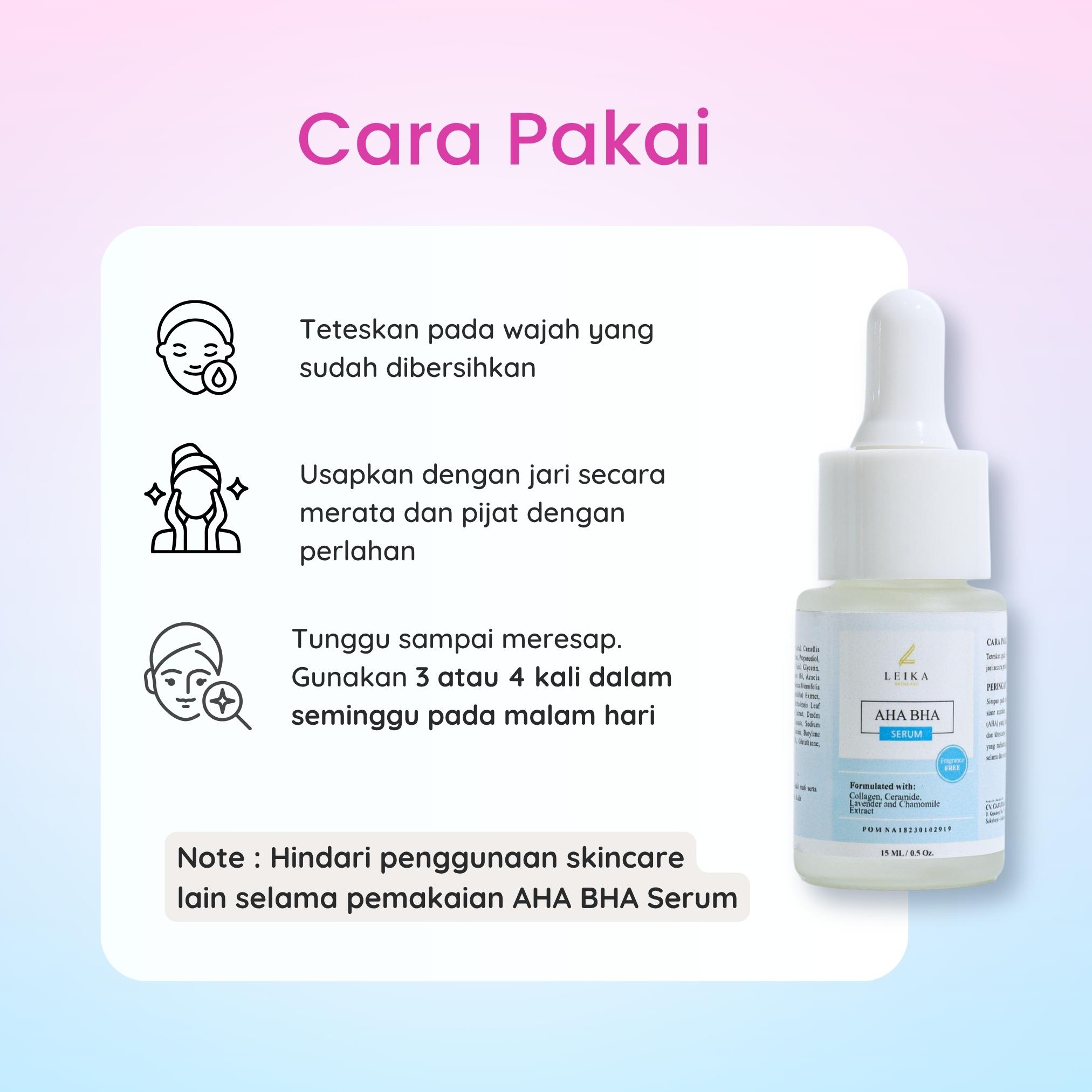(BELI 1 PCS) Leika Skincare Serum AHA BHA Resmi BPOM Serum Khusus Milia dan Bruntusan Tanpa Pengharum dan Pewarna Tambahan Serum Milia di Bawah Mata Serum Bruntusan Milia Jerawat dan Bekas Jerawat Serum Penghilang Milia Untuk Semua Jenis Kulit