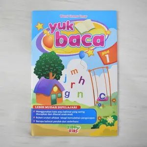 Ummu Umar Ziddu Kids Yuk Baca Buku Belajar Membaca Anak TK Metode Mudah Usia Pra-Sekolah SD Jilid 1 Warni Ukuran 14x20.5 cm Tebal 56 52 42 56 Hal Isi HVS 70 gram Cover Art Paper 120 gram