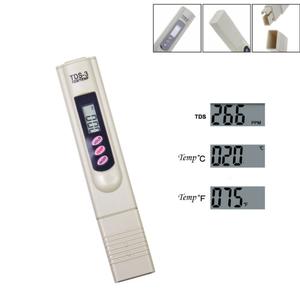 Portable TDS Meter Water Quality Tester Digital Handheld Water Quality Analyzer 0-9999ppm Measurement Range