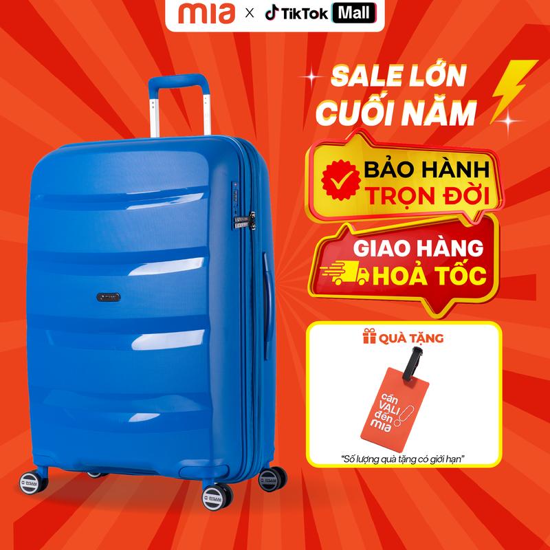 Xả kho Pisani Anika TE size 20 24 Vali kéo du lịch Chất liệu Nhựa PP siêu bền bỉ hạn chế bể vỡ chịu mọi va đập Dây kéo đôi hạn chế cậy rạch dây kéo nới tăng diện tích,Khoá số TSA chuẩn HOA KỲ - Vali MIA MIỄN PHÍ BẢO HÀNH TRỌN ĐỜI.