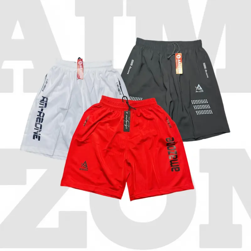 COD | Celana Pendek Olahraga Pria Dewasa Saku Resleting Pantai Casual Sport Short Pant Uniseks Running Gym Fitnes Badminton Jogging Volly Futsal Basket Renang Bahan Tebal Berkualitas Nyaman Cepat Kering Size L & XL 5