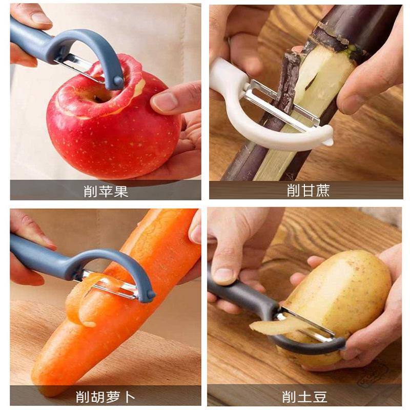 Peeler Kupas Buah Setengah Lingkaran pengupas buah dan sayur wortel kentang sayuran buah-buahan 6