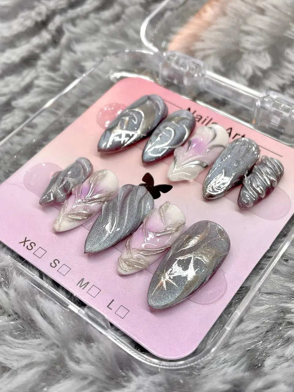 Adora Nails Set Lavender (Press On Nail 1 of 1 Exclusive Set)