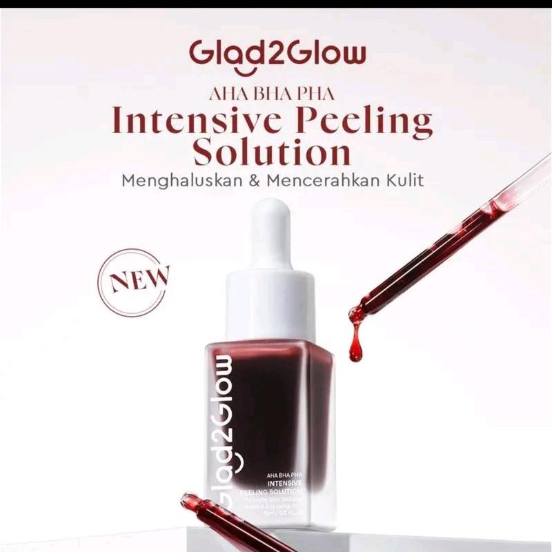 glad2glow paket aha bha intensive peeling solution 1