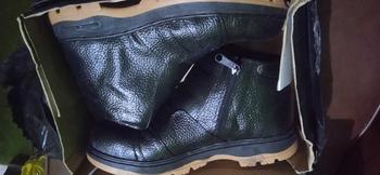 Product Review of Sepatu Boot Safety Kulit Asli Pria Bikers Tiktok Shop STG-SFT Boots Karet from c**9 3