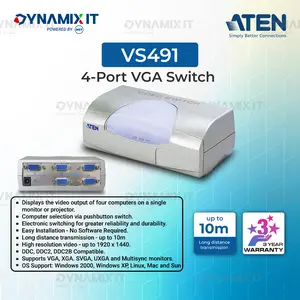 ATEN VS491 4-Port VGA Switch