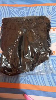 Product Review of ABAYA NAZIRA FULL HITAM  mote swarosky Hitam Polos terbaru 2024 Mutiara Muslim Wanita Bordir Ceruty from I**a i**a 1