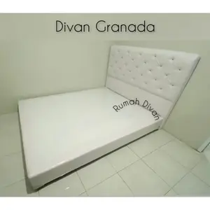 DIVAN DIPAN TEMPAT TIDUR RANJANG ALAS KASUR SPRINGBED SANDARAN GRANADA BISA PILIH WARNA FAVORIT