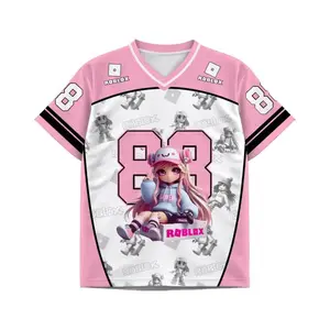 Jersey Anak Kartun Roblox Pink 88 Bahan Serena Premium Adem Halus Full Printing