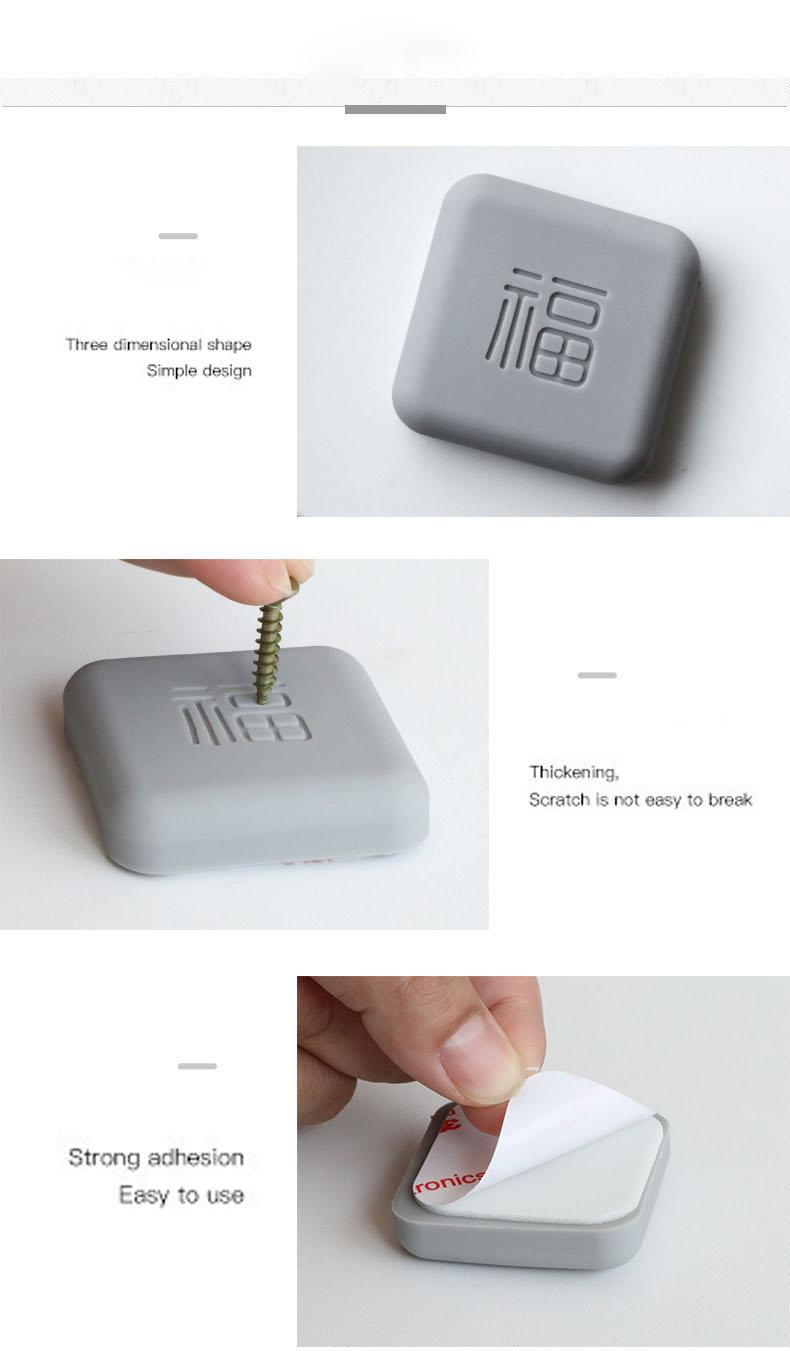 Product Introduction of Anti collision sticker, Thickened door handle, Refrigerator door lock, Rear wall anti-collision buffer pad 3