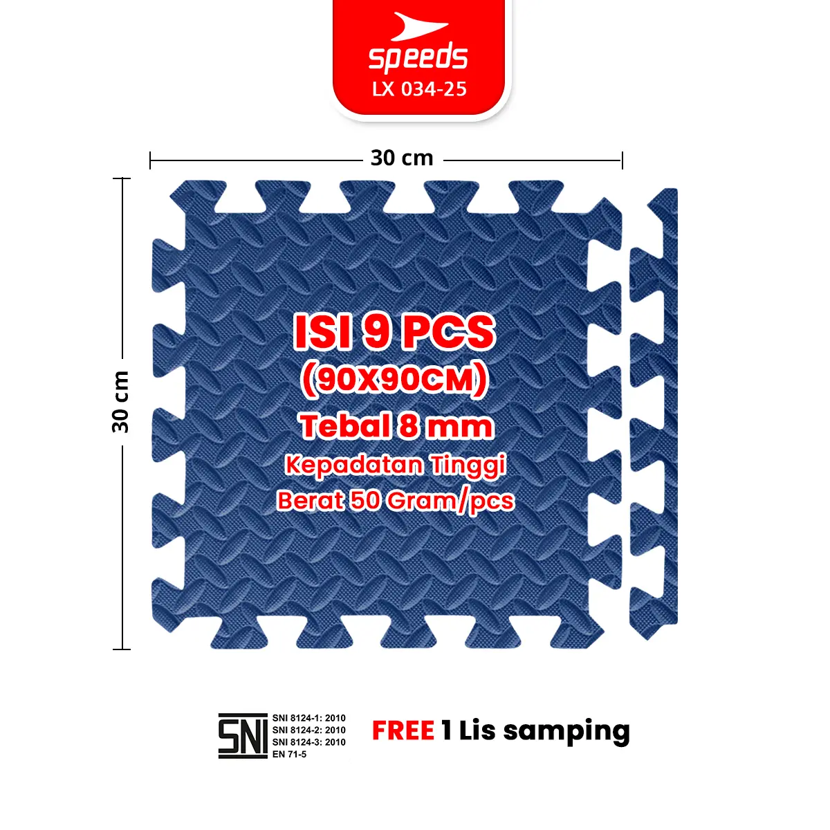 -25 NAVY 30x30x0.8cm