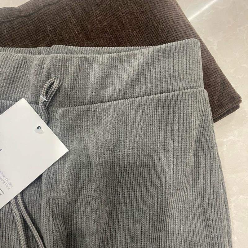 (Dài 99cm)Quần Nhung Ống Loe Nữ  Co Giãn Chất Nhung Tăm Hàn Mềm Nhẹ Ong Voi Pants Women 2