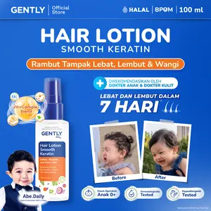 GENTLY  Hair Lotion Smooth Keratin with Celery, Beetroot Extract, & Candlenut Oil