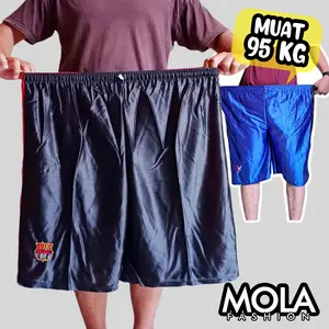 105 RB dapat 5 Pcs Celana Pendek Kolor Olah Raga Pria Wanita Super Jumbo  Murah Bahan Paragon Muat sampai 95 Kg futsal sport