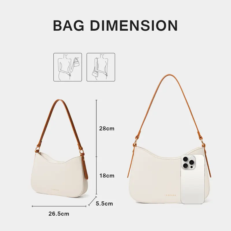 [SPECIAL OFFER] LERESAS Shoulder Bag Wanita Tas Wanita Terbaru Hand bag Slingbag Tas Bahu Selempang Kulit 3
