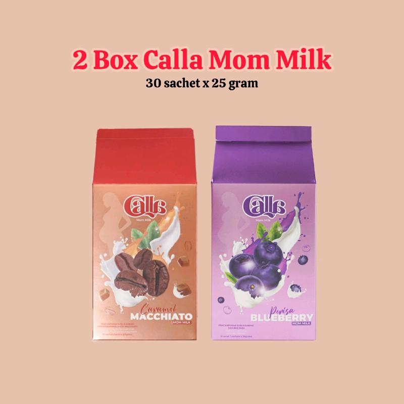 2 BOX CALLA MOM MILK | Blueberry, Vanilla Mango, Melon & Caramel ...