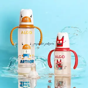 Botol Susu Bayi Lucu Seri Monster 240ml dan 120ml dengan Gagang Bahan Bisa Direbus - Minum, Accessories Bottle